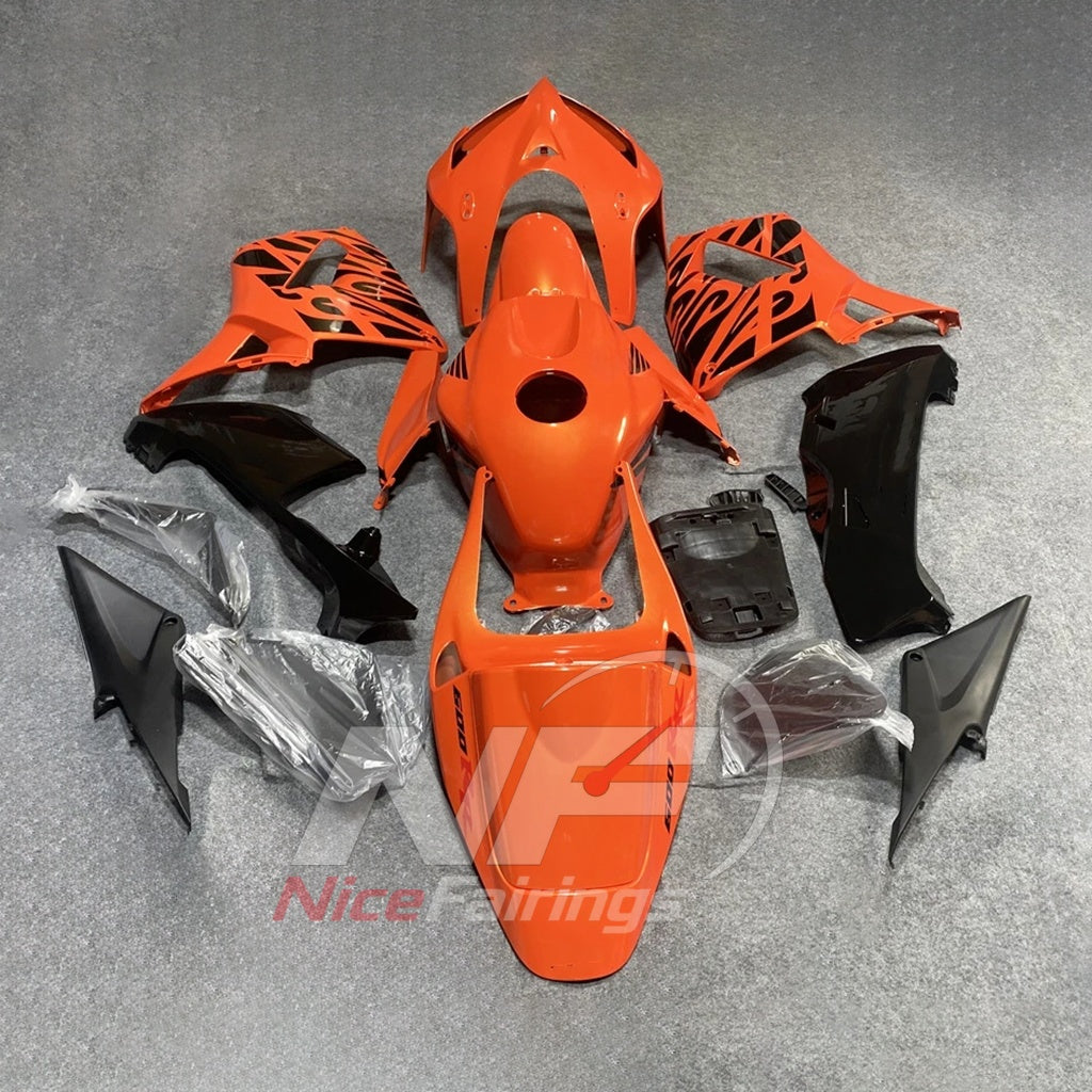 Custom-Painted Cowling Panel Set Fits 2005-2006 Honda CBR600RR F5 | NiceFairings - side angle image