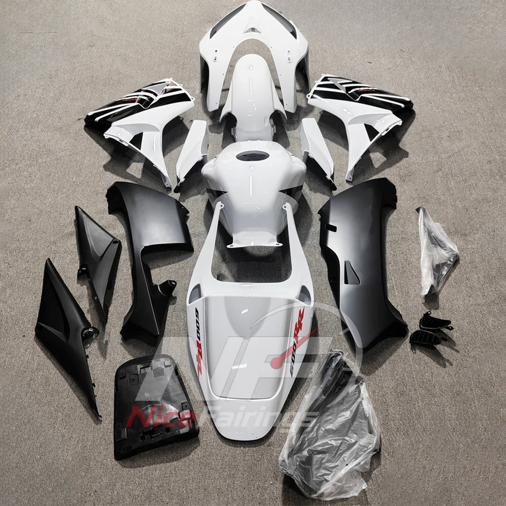 Aftermarket Sportbike Bodywork Set Compatible with Honda CBR600RR F5 2005-2006 | NiceFairings - side angle image