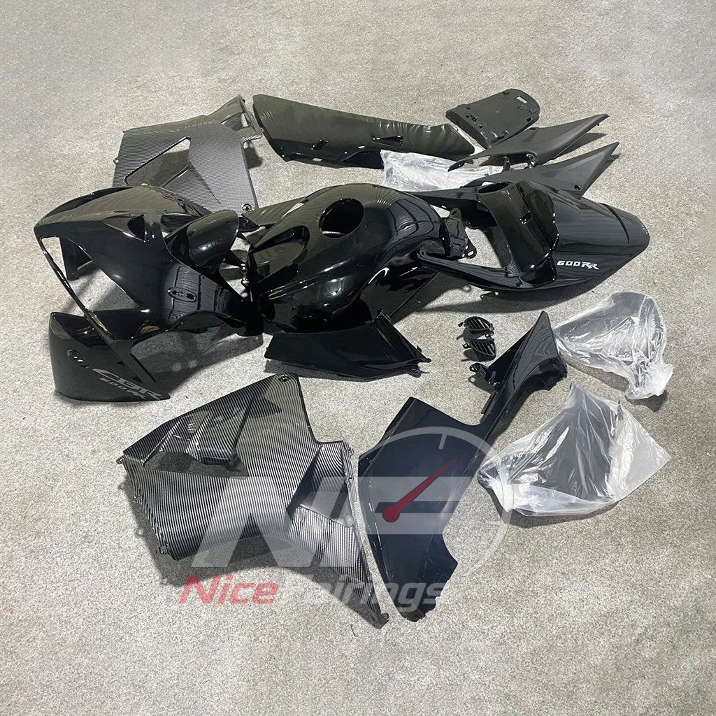 Replacement Injection-Molded Plastics Set Compatible with Honda CBR600RR F5 2005-2006 | NiceFairings - front angle image