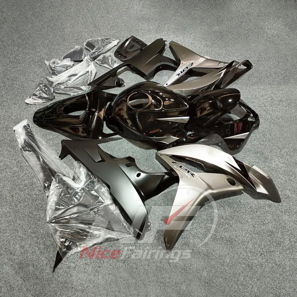 Custom-Painted Silver ABS Plastic Fairing Set Fits 2007-2008 Honda CBR600RR F5 | NiceFairings - front angle image
