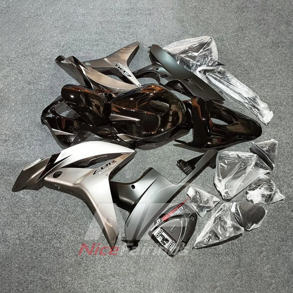 Custom-Painted Silver ABS Plastic Fairing Set Fits 2007-2008 Honda CBR600RR F5 | NiceFairings - side angle image