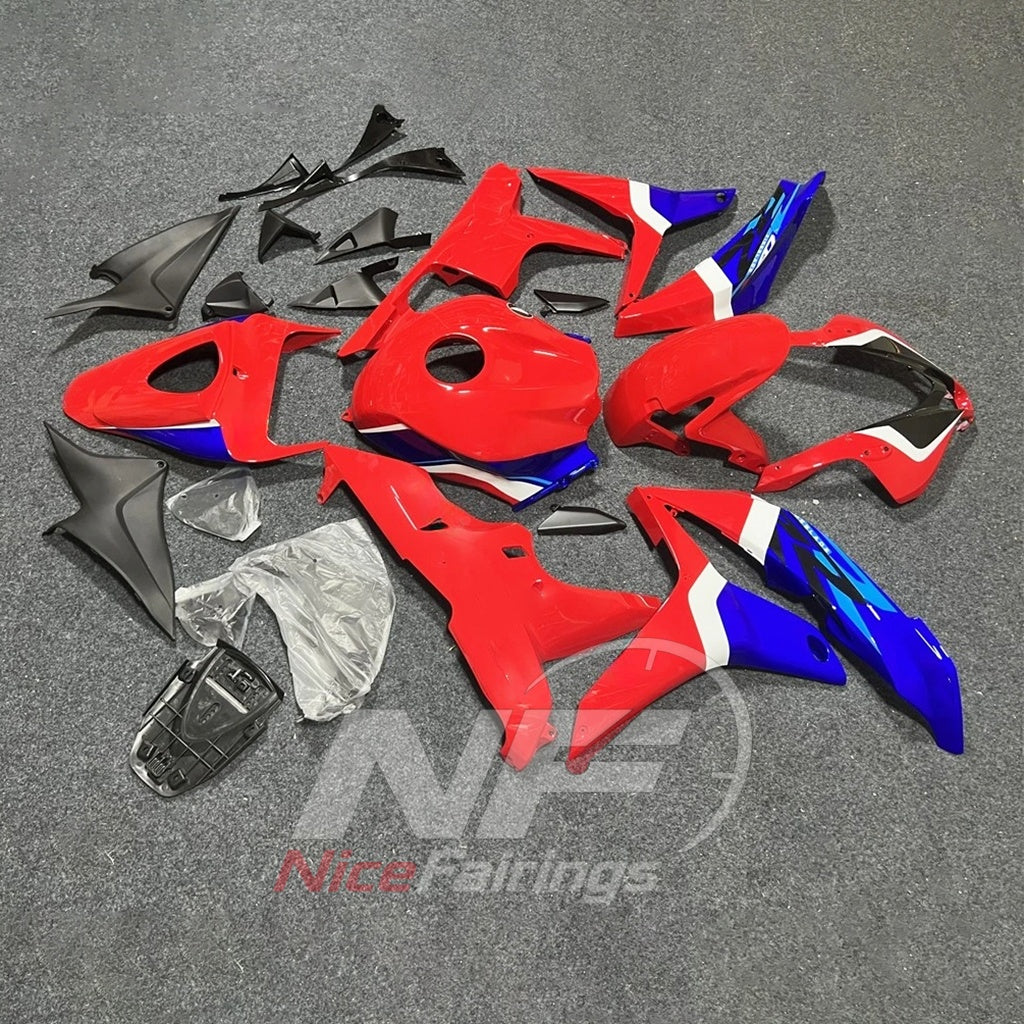 Aftermarket ABS Motorcycle Fairings Compatible with Honda CBR600RR F5 2007-2008 | NiceFairings - side angle image