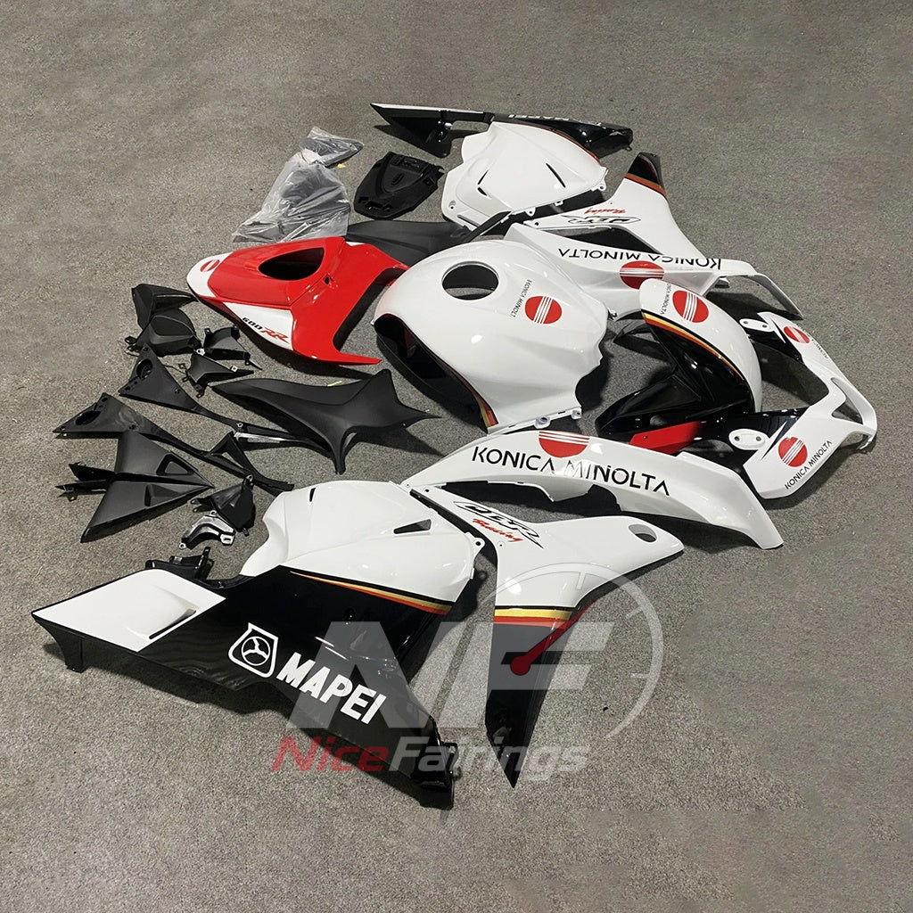 White ABS Plastic Bodywork Kit Fits HONDA CBR600RR F5 2009-2012 | NiceFairings - side angle image