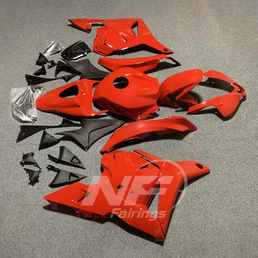 Replacement Red ABS Plastic Cowling Kit Fits 2009-2012 HONDA CBR600RR F5 | NiceFairings - front angle image
