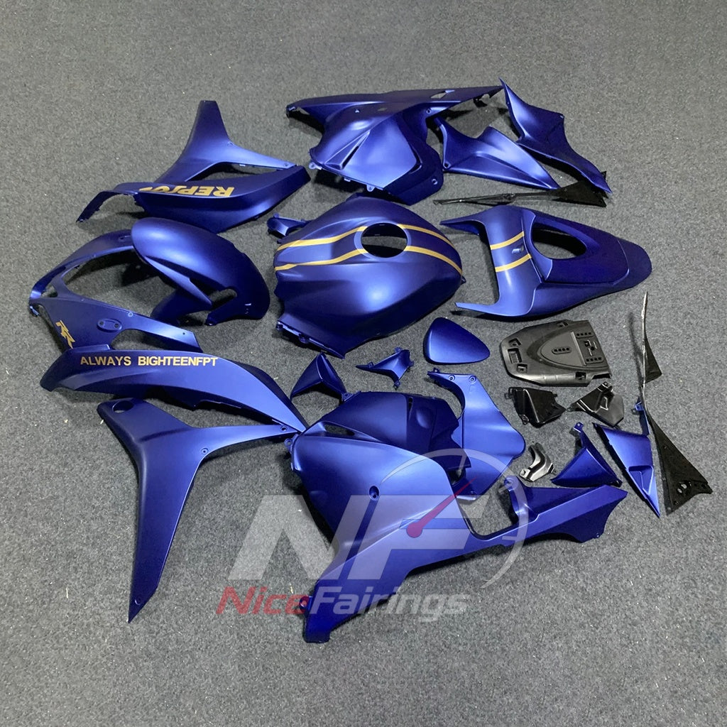 Blue Motorcycle Bodywork Kit Fits 2009-2012 HONDA CBR600RR F5 | NiceFairings - front angle image
