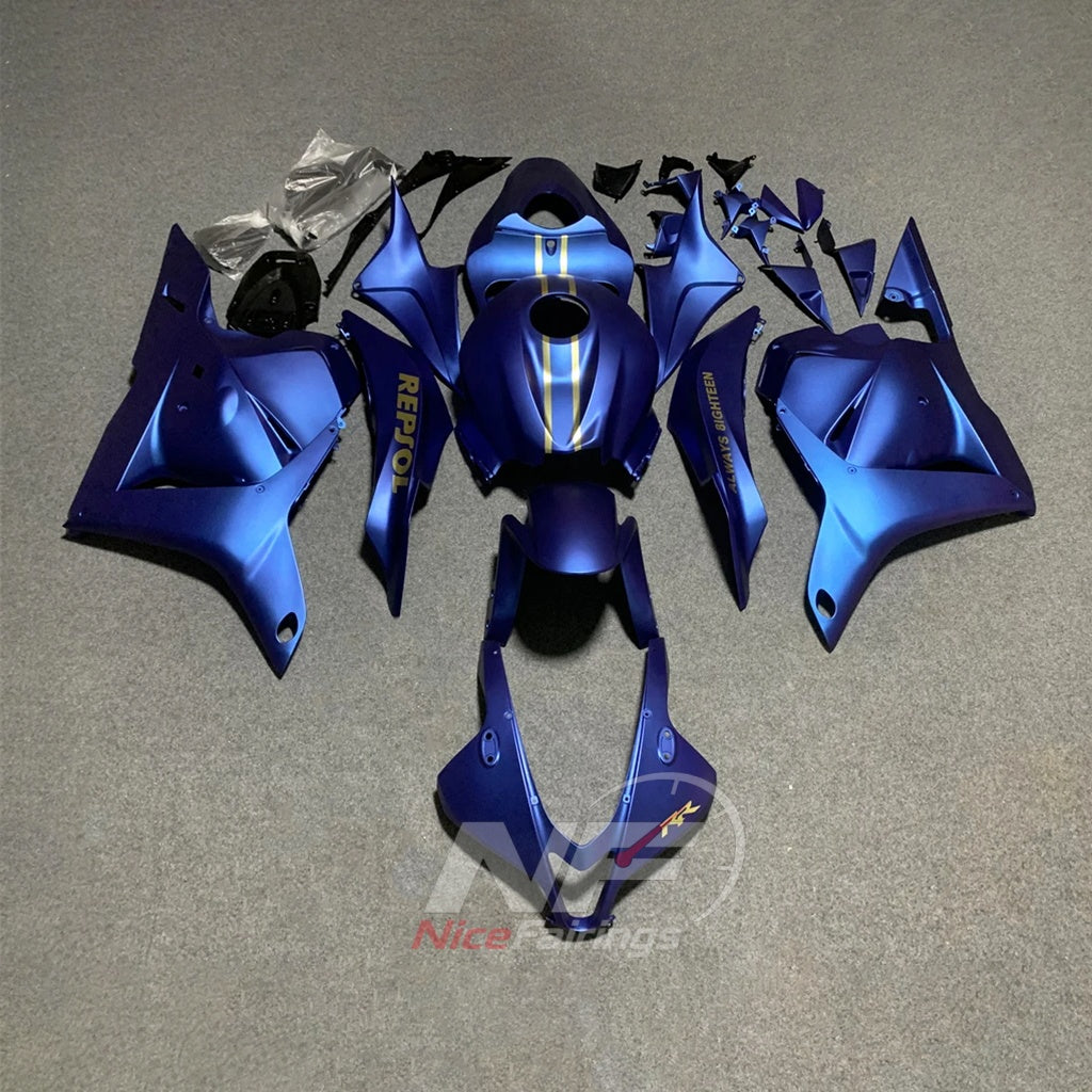 Replacement Injection-Molded Fairing Set Fits HONDA CBR600RR F5 2009-2012 | NiceFairings - paint design NO.9 option image