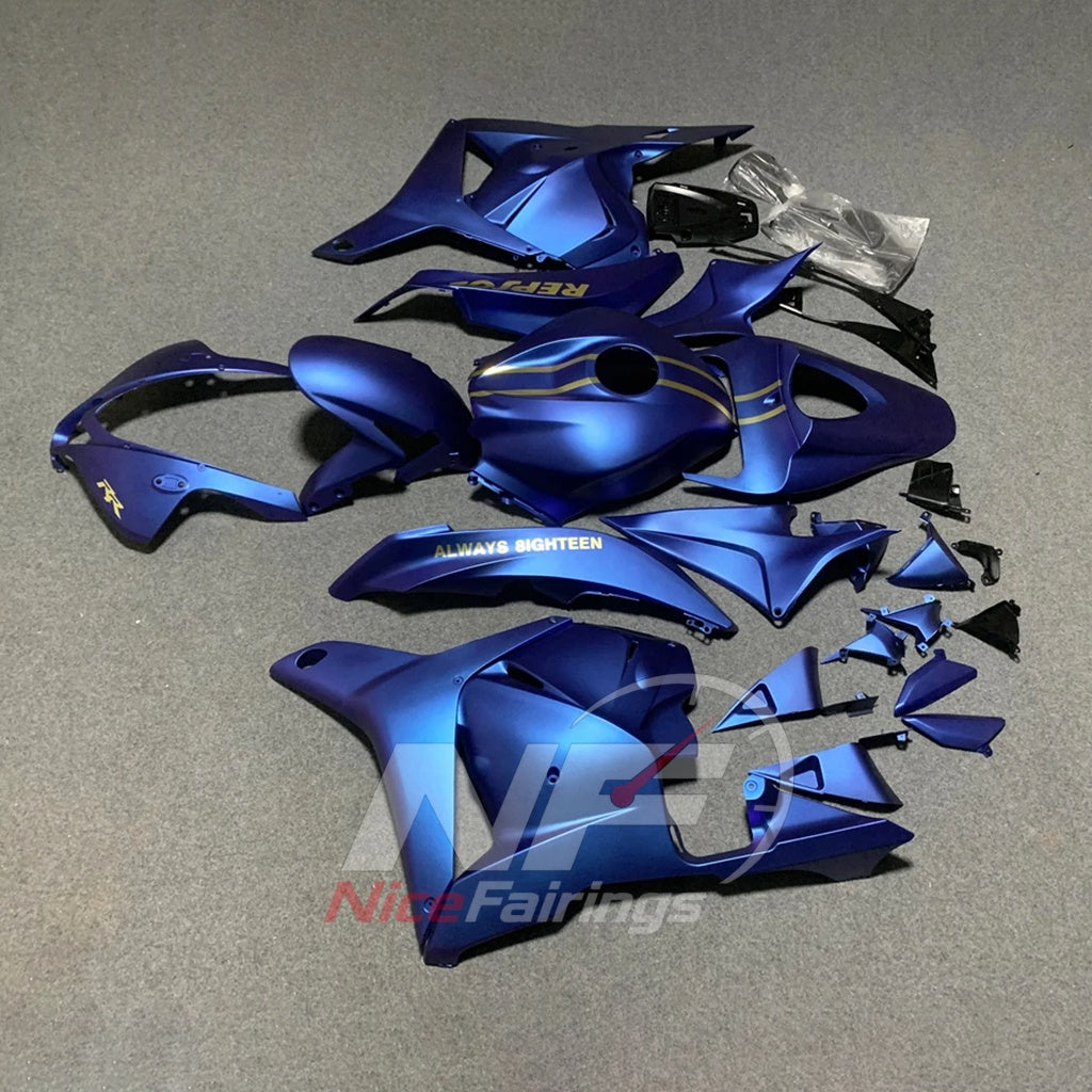 Custom-Painted Blue Cowling Panel Set Fits HONDA CBR600RR F5 2009-2012 | NiceFairings - front angle image