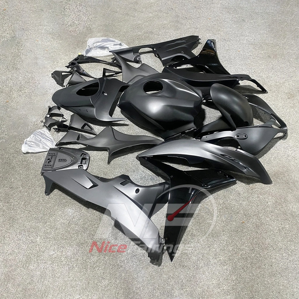Aftermarket Black Sportbike Bodywork Set Fits 2009-2012 HONDA CBR600RR F5 | NiceFairings - side angle image