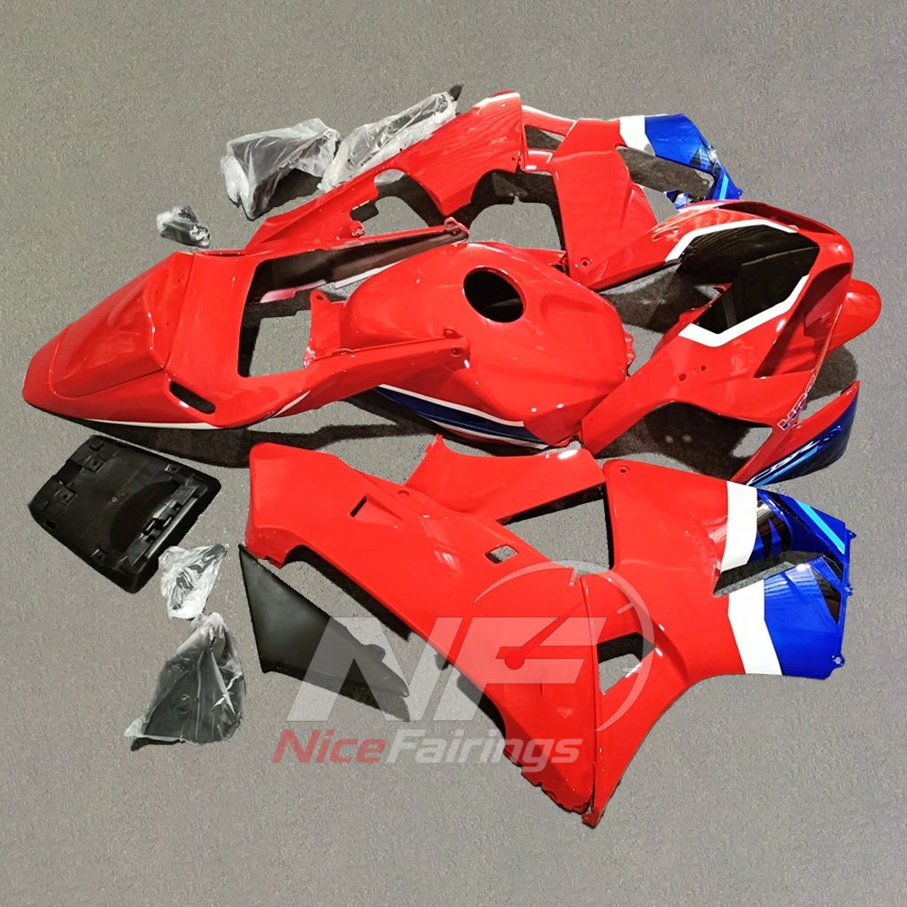 Red ABS Plastic Bodywork Kit Fits HONDA CBR600RR F5 2003-2004 | NiceFairings - side angle image