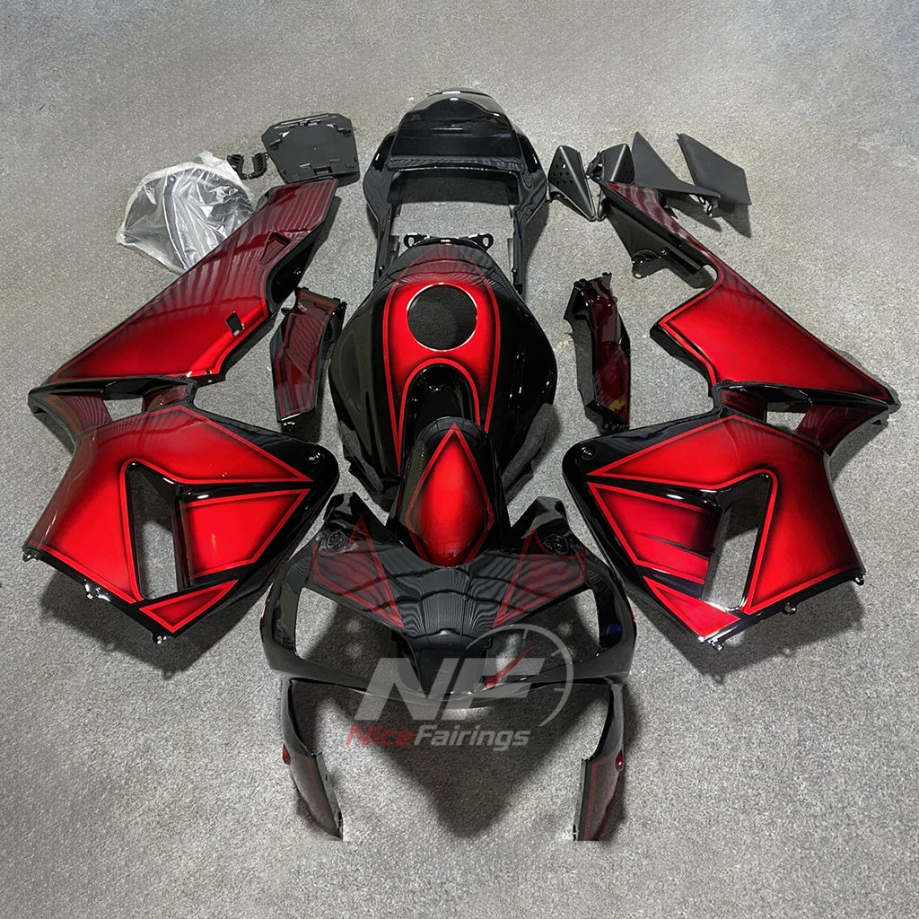 Custom-Painted Red Injection-Molded Bodywork Set Fits 2003-2004 HONDA CBR600RR F5 | NiceFairings - main product image