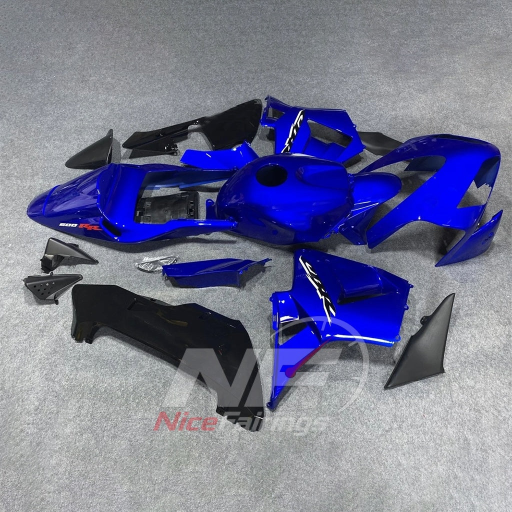 Aftermarket Blue ABS Fairing Panel Kit Fits HONDA CBR600RR F5 2003-2004 | NiceFairings - side angle image