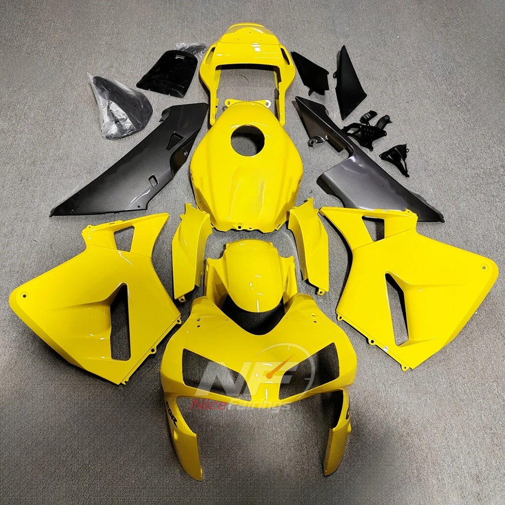 Red ABS Plastic Bodywork Kit Fits HONDA CBR600RR F5 2003-2004 | NiceFairings - paint design NO.4 option image