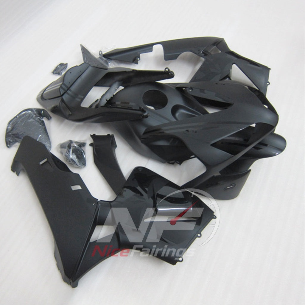Custom-Painted Black ABS Plastic Fairing Kit Fits HONDA CBR600RR F5 2003-2004 | NiceFairings - front angle image