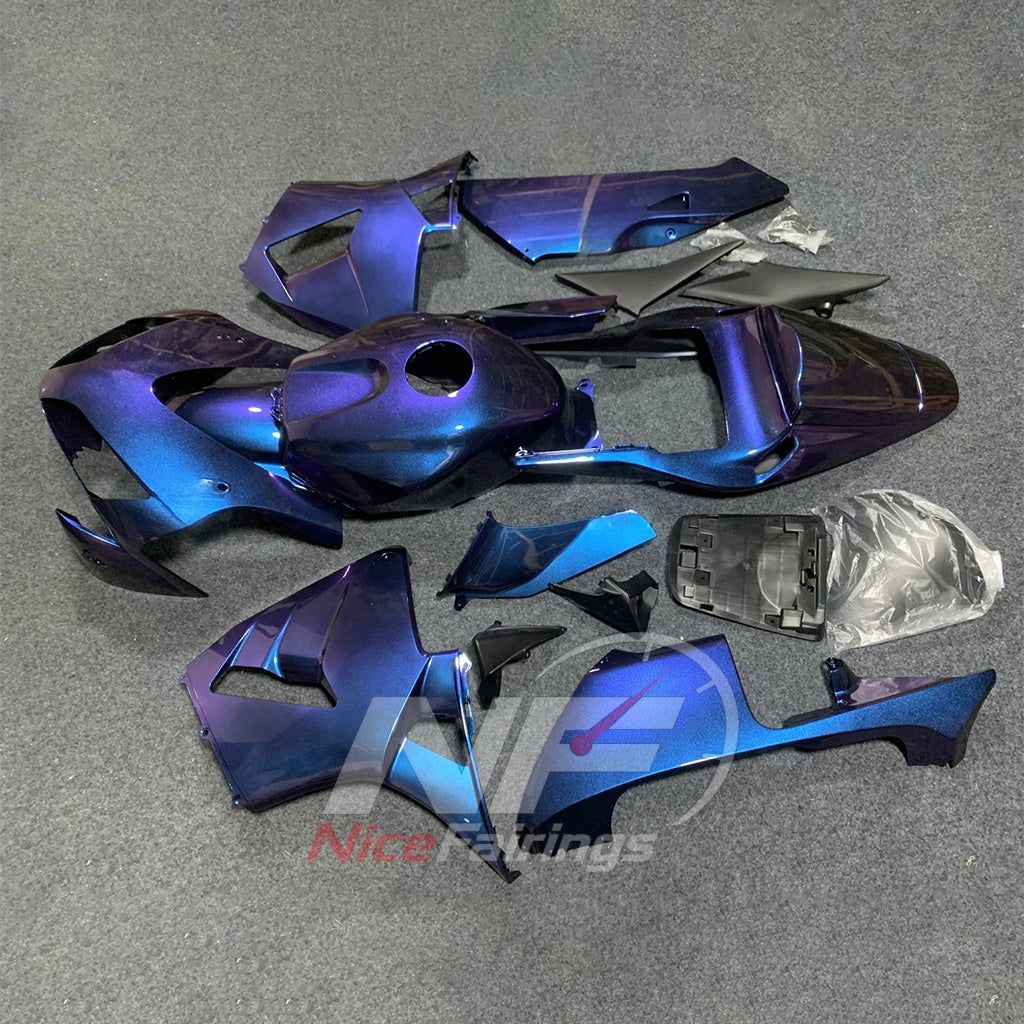 Aftermarket Injection-Molded Bodywork Set Fits 2003-2004 HONDA CBR600RR F5 | NiceFairings - side angle image