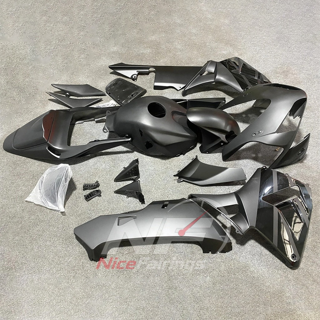 Painted Gray Sportbike Fairing Set Fits HONDA CBR600RR F5 2003-2004 | NiceFairings - side angle image