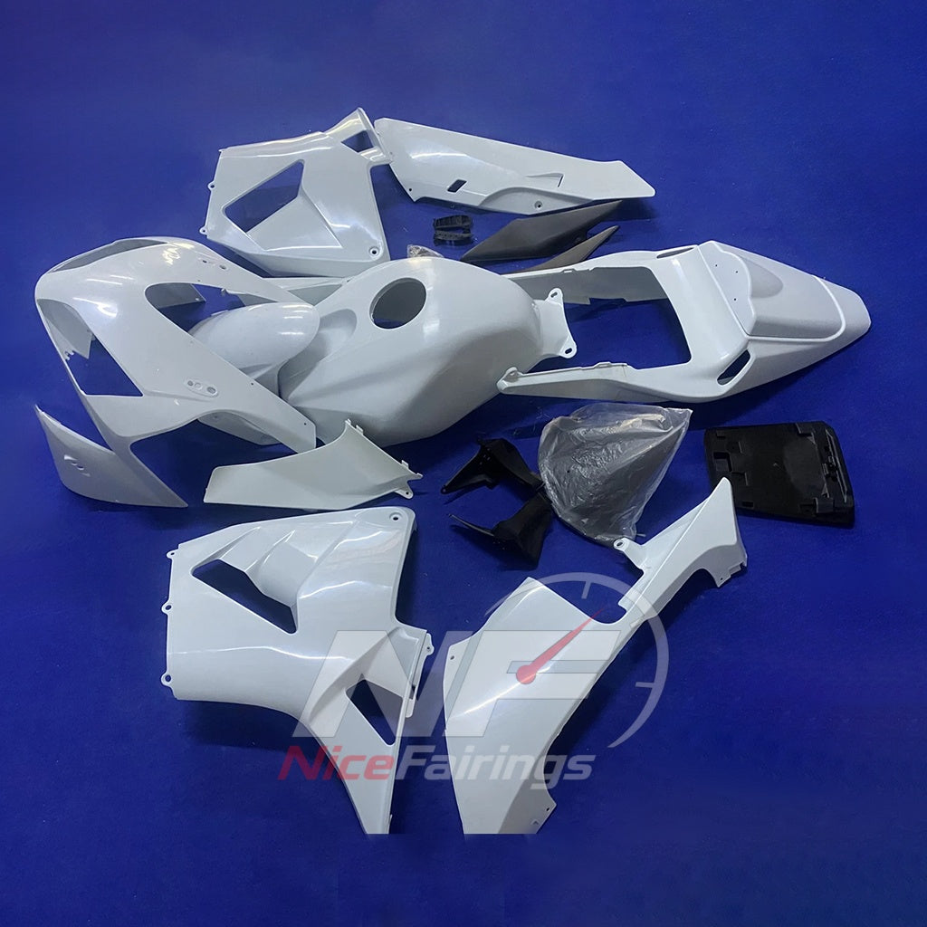 White Motorcycle Bodywork Kit Fits 2003-2004 HONDA CBR600RR F5 | NiceFairings - side angle image