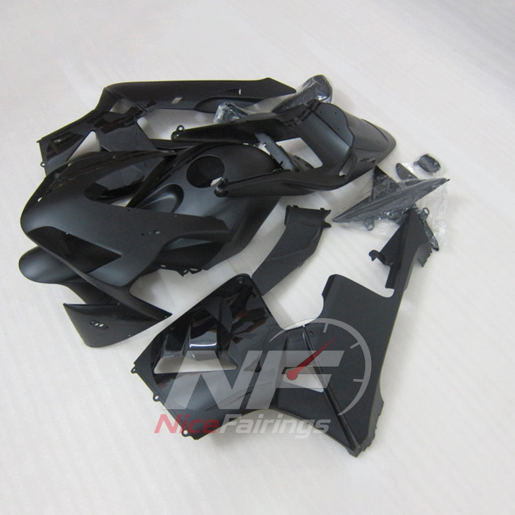 Custom-Painted Black ABS Plastic Fairing Kit Fits HONDA CBR600RR F5 2003-2004 | NiceFairings - side angle image