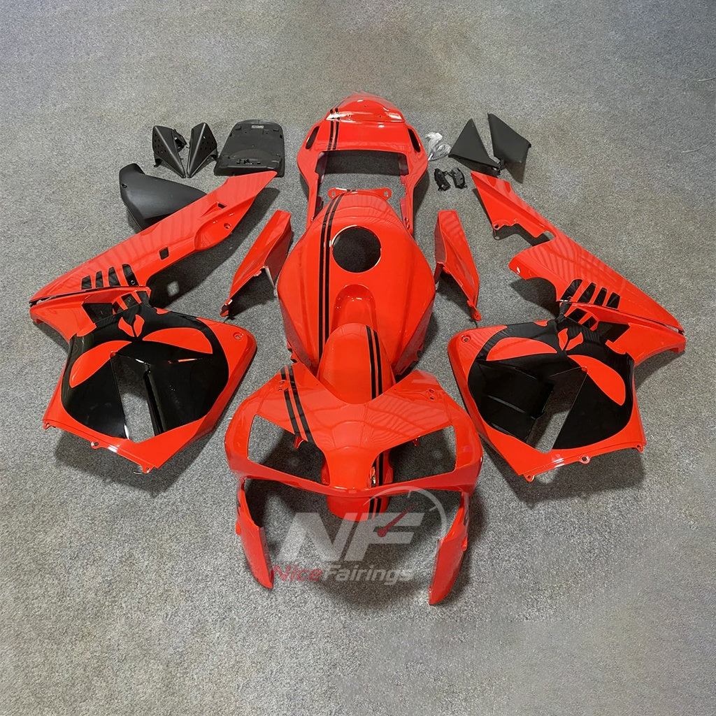 Replacement Red ABS Fairing Panel Kit Fits HONDA CBR600RR F5 2003-2004 | NiceFairings - main product image
