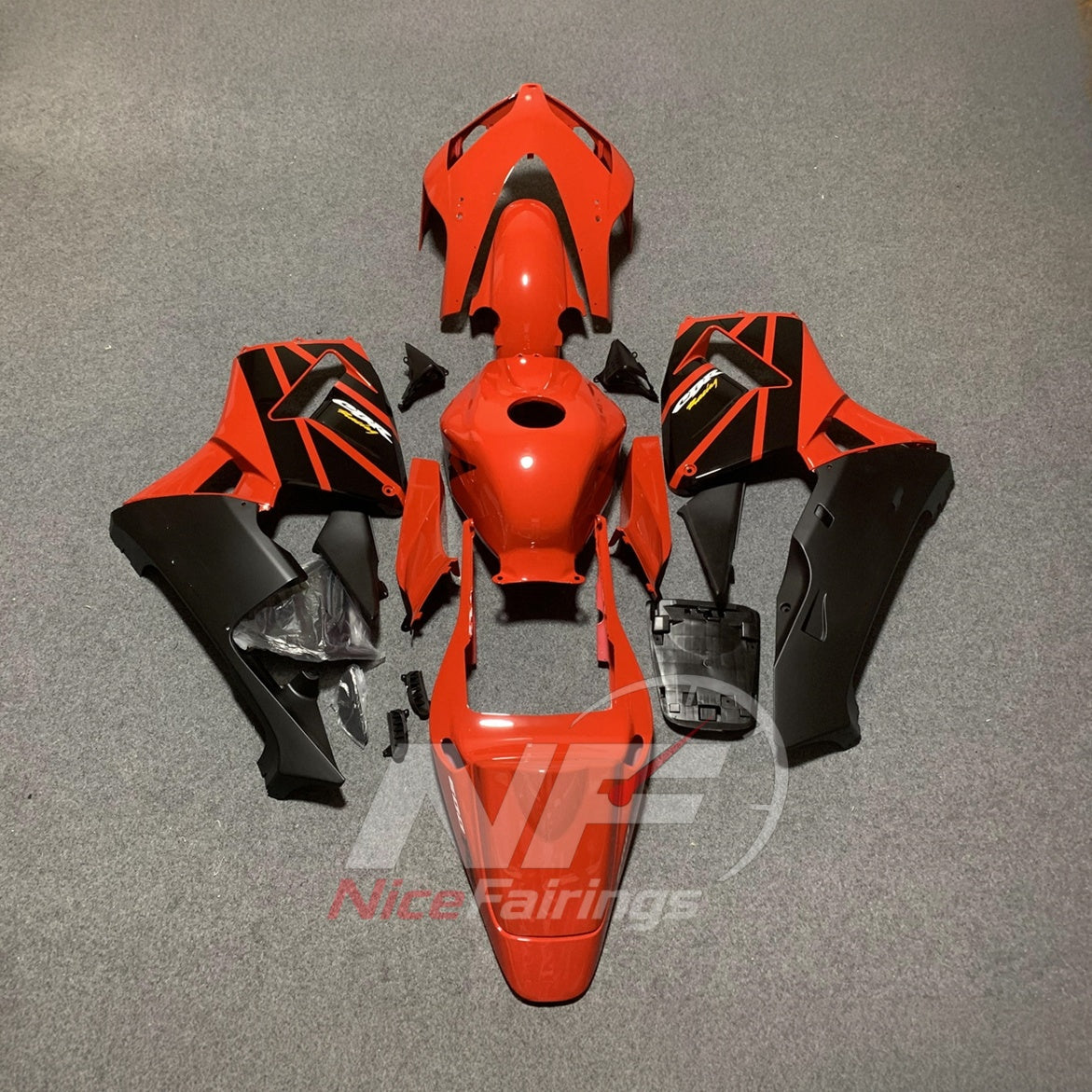 Painted Orange ABS Body Panel Kit Fits 2003-2004 HONDA CBR600RR F5 | NiceFairings - front angle image