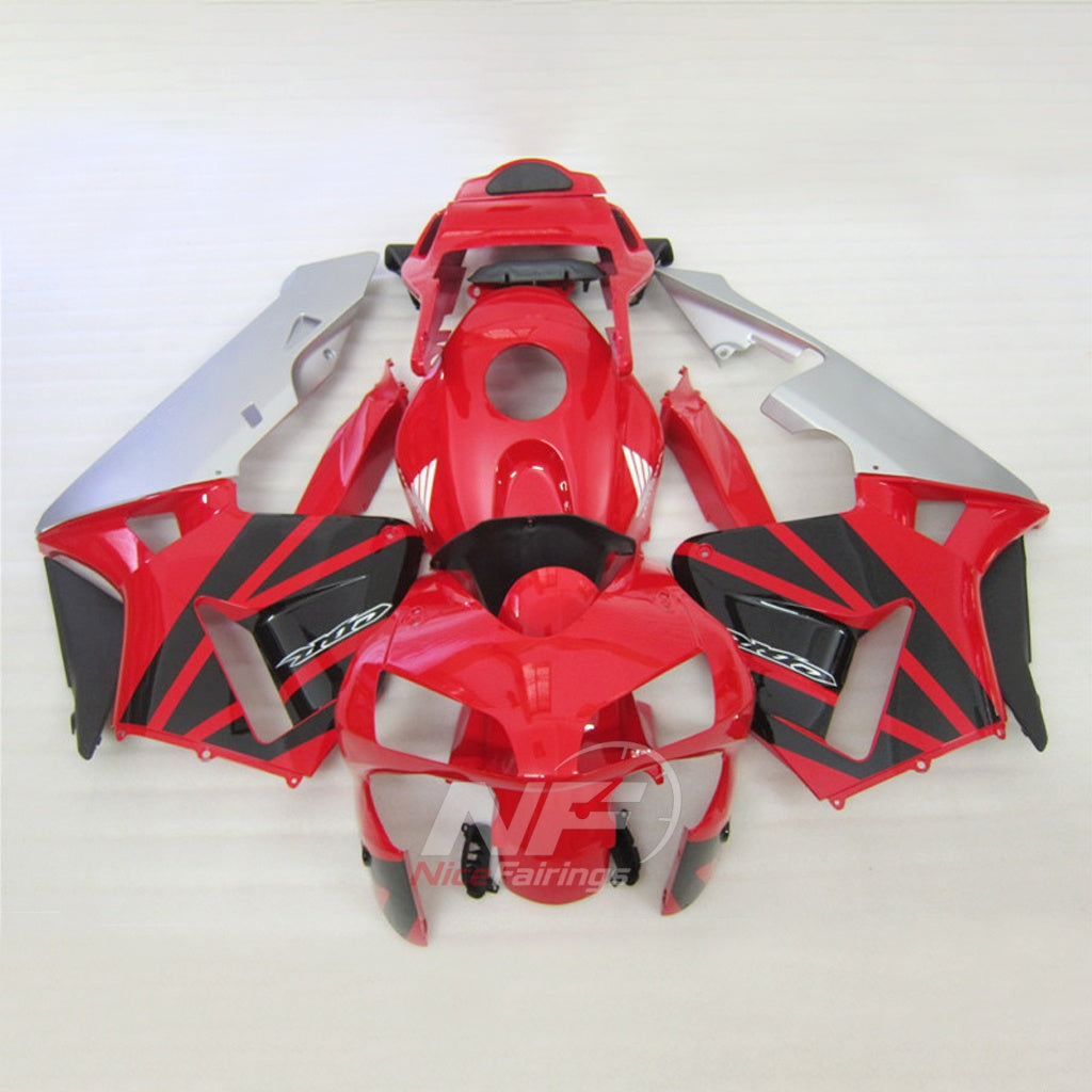 Red ABS Cowling Panels Compatible with 2003-2004 HONDA CBR600RR F5 | NiceFairings - main product image