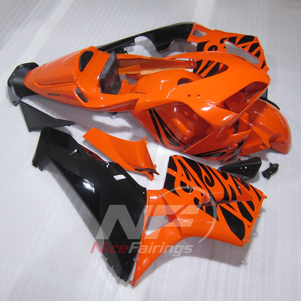 Aftermarket Orange ABS Plastic Fairing Kit Fits HONDA CBR600RR F5 2003-2004 | NiceFairings - front angle image