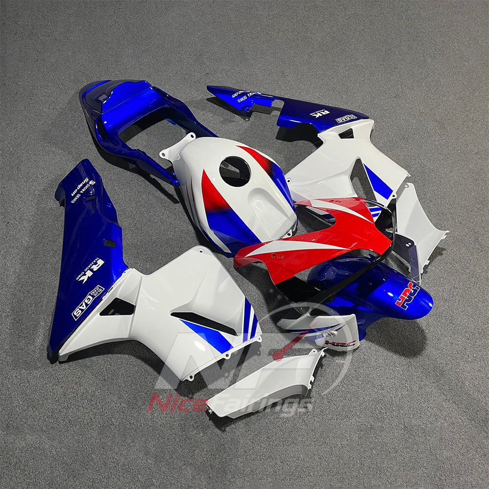 Painted Injection-Molded Fairing Set Fits HONDA CBR600RR F5 2003-2004 | NiceFairings - front angle image