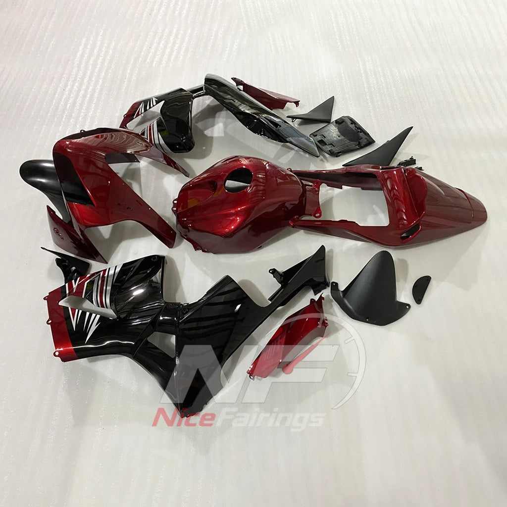 Replacement Injection-Molded Fairing Set Fits HONDA CBR600RR F5 2003-2004 | NiceFairings - front angle image