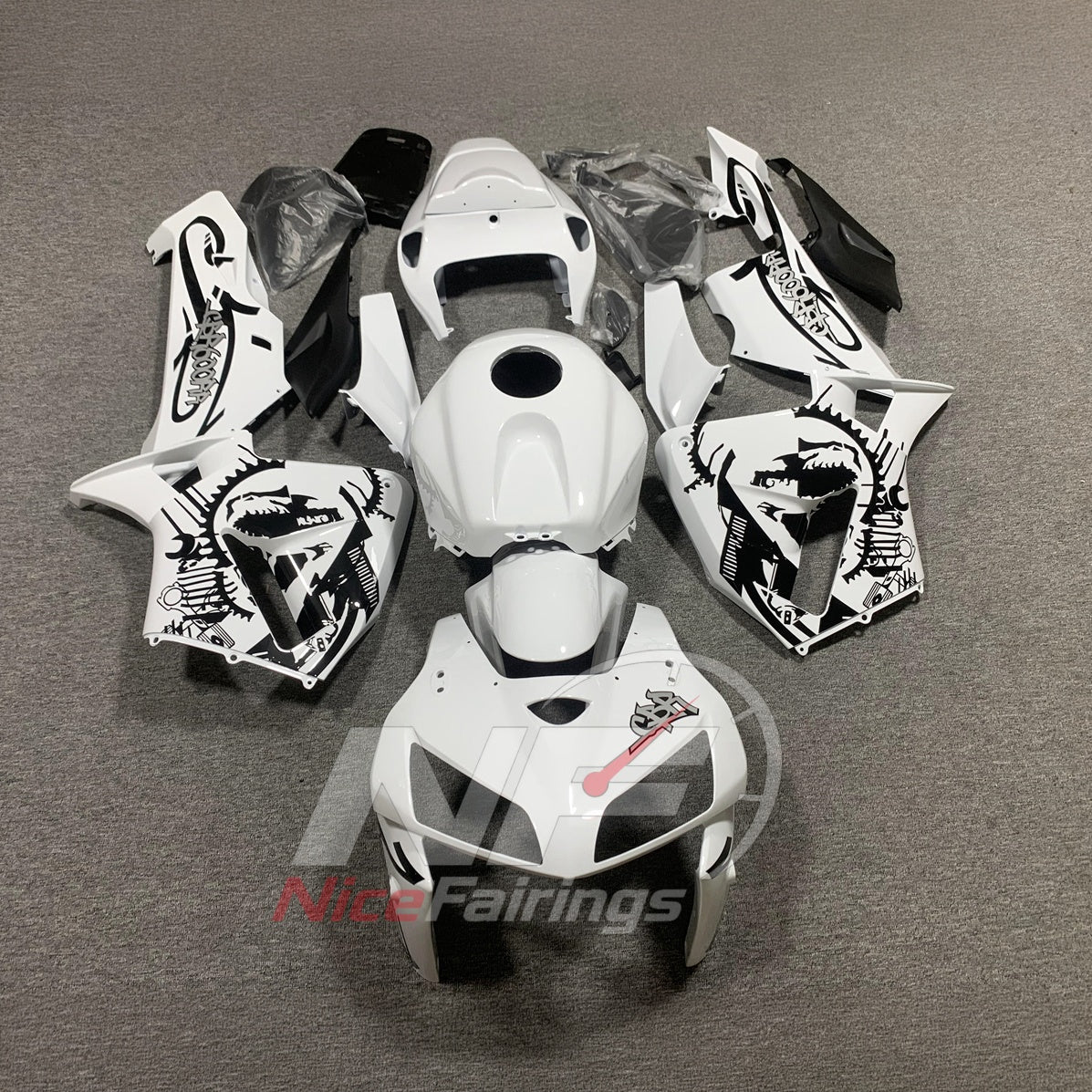 Sportbike ABS Fairing Kit Fits 2005-2006 Honda CBR600RR F5 | NiceFairings - paint design NO.6 option image