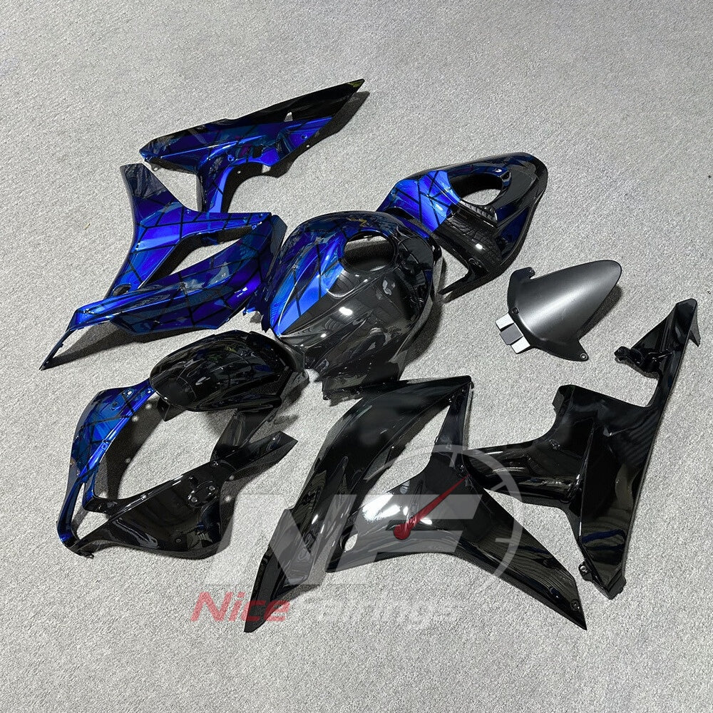 Painted Blue Motorcycle Fairing Kit Fits Honda CBR600RR F5 2007-2008 | NiceFairings - front angle image