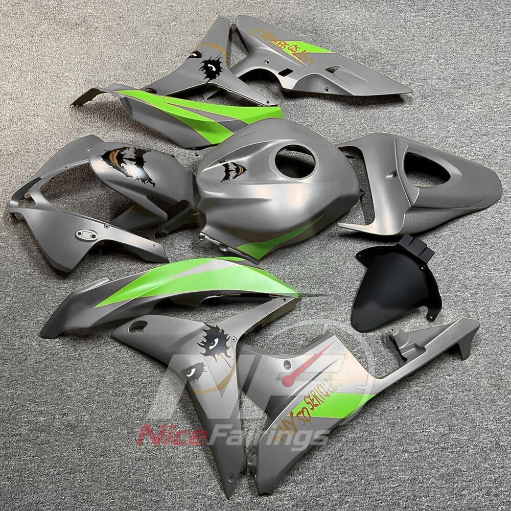 Painted Gray Motorcycle Bodywork Kit Fits 2007-2008 Honda CBR600RR F5 | NiceFairings - side angle image