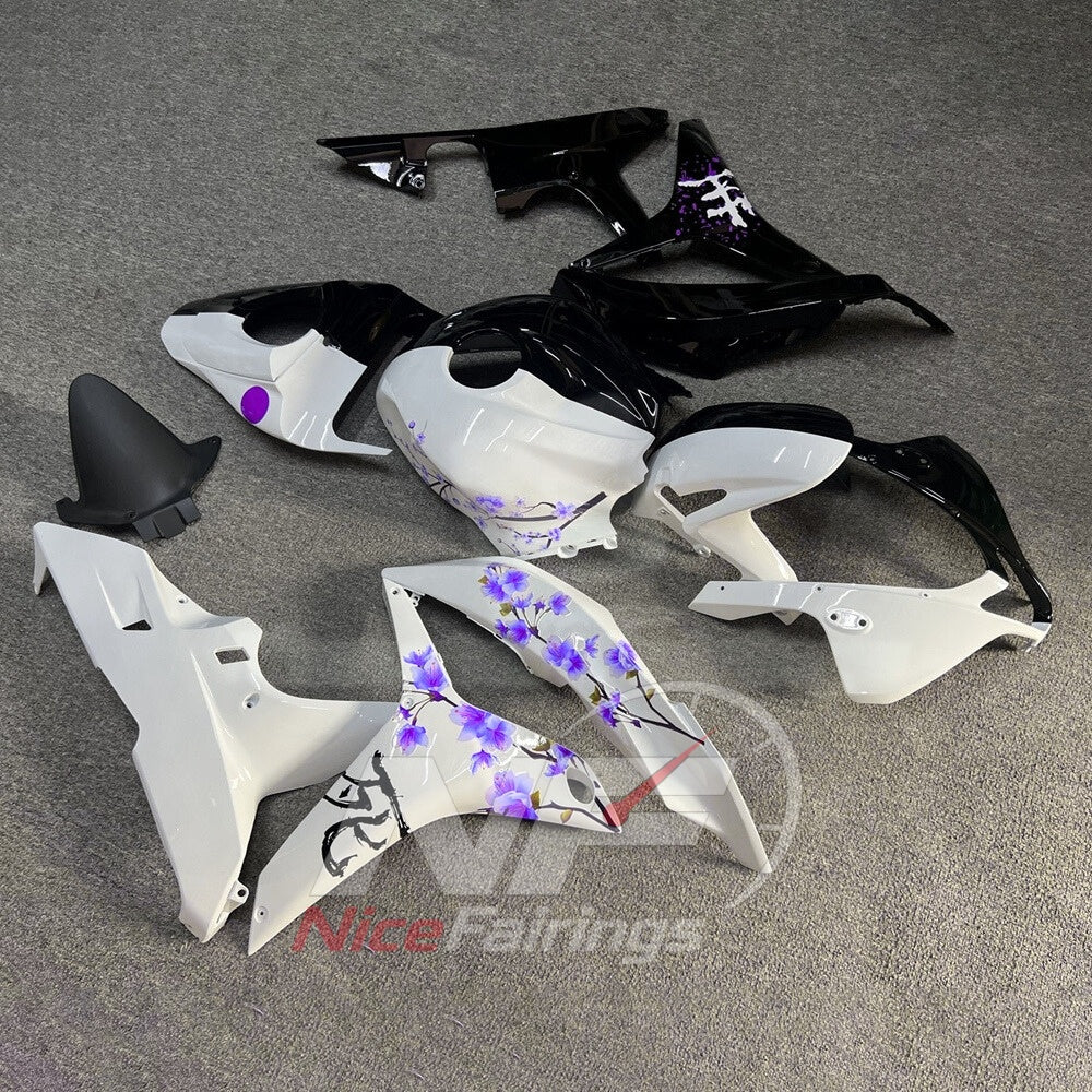 Custom-Painted ABS Motorcycle Fairings Compatible with Honda CBR600RR F5 2007-2008 | NiceFairings - side angle image