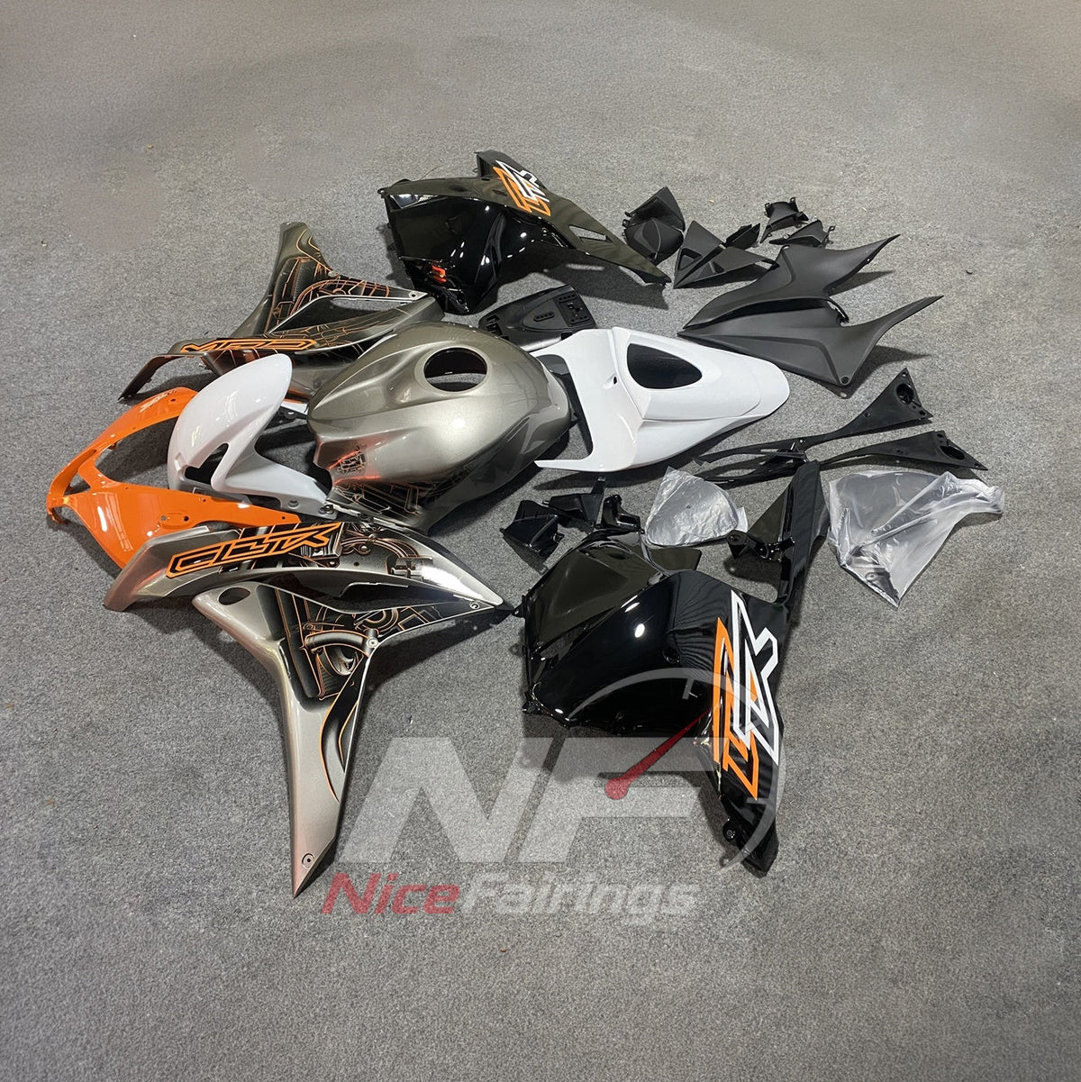 Painted Injection-Molded Cowling Set Fits HONDA CBR600RR F5 2009-2012 | NiceFairings - front angle image