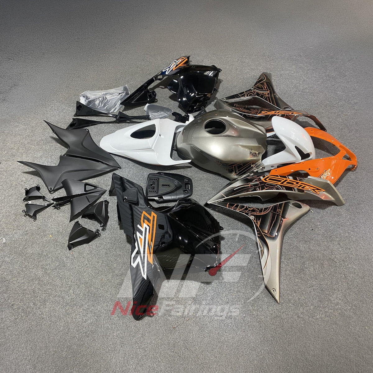 Painted Injection-Molded Cowling Set Fits HONDA CBR600RR F5 2009-2012 | NiceFairings - side angle image