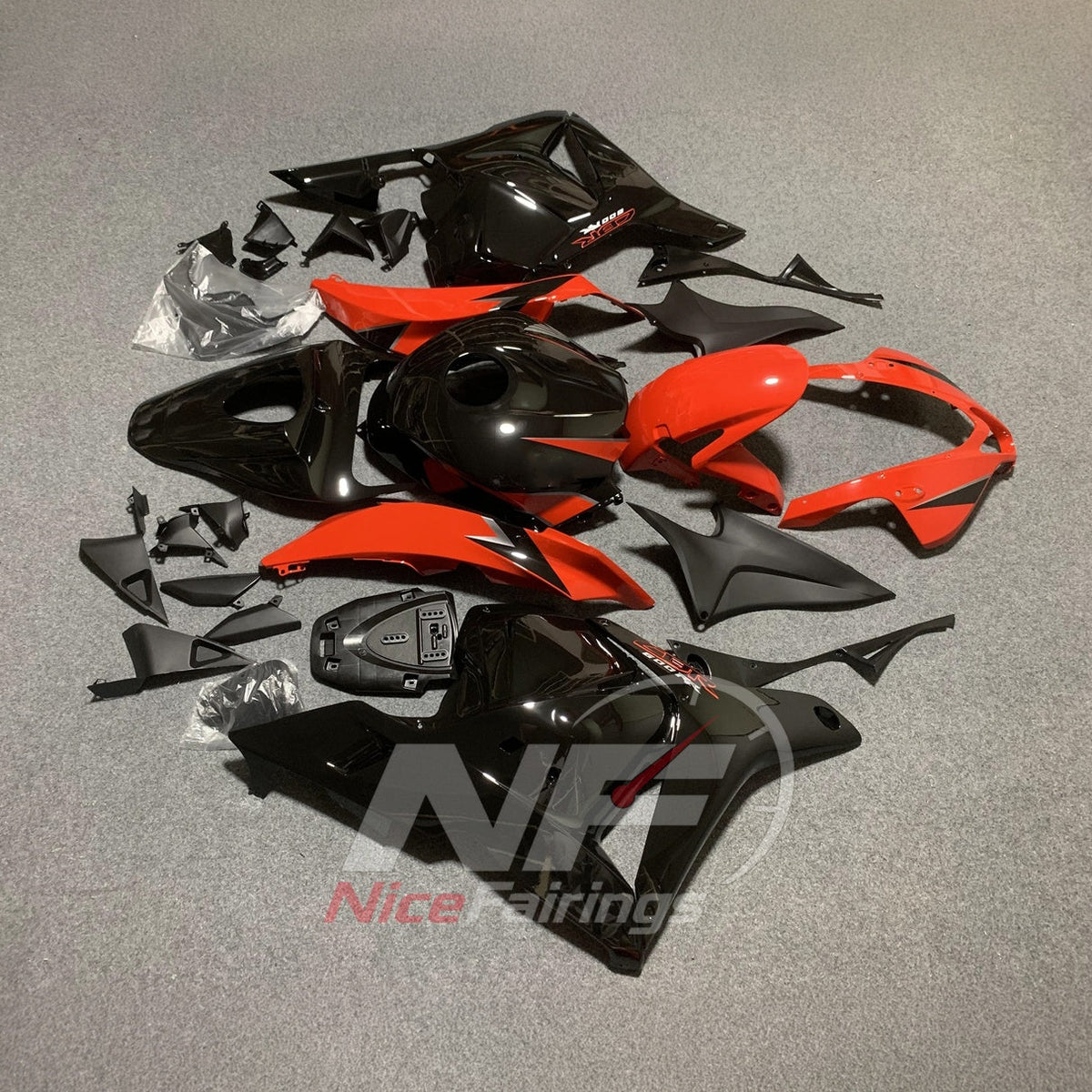 Aftermarket ABS Motorcycle Fairings Compatible with HONDA CBR600RR F5 2009-2012 | NiceFairings - front angle image