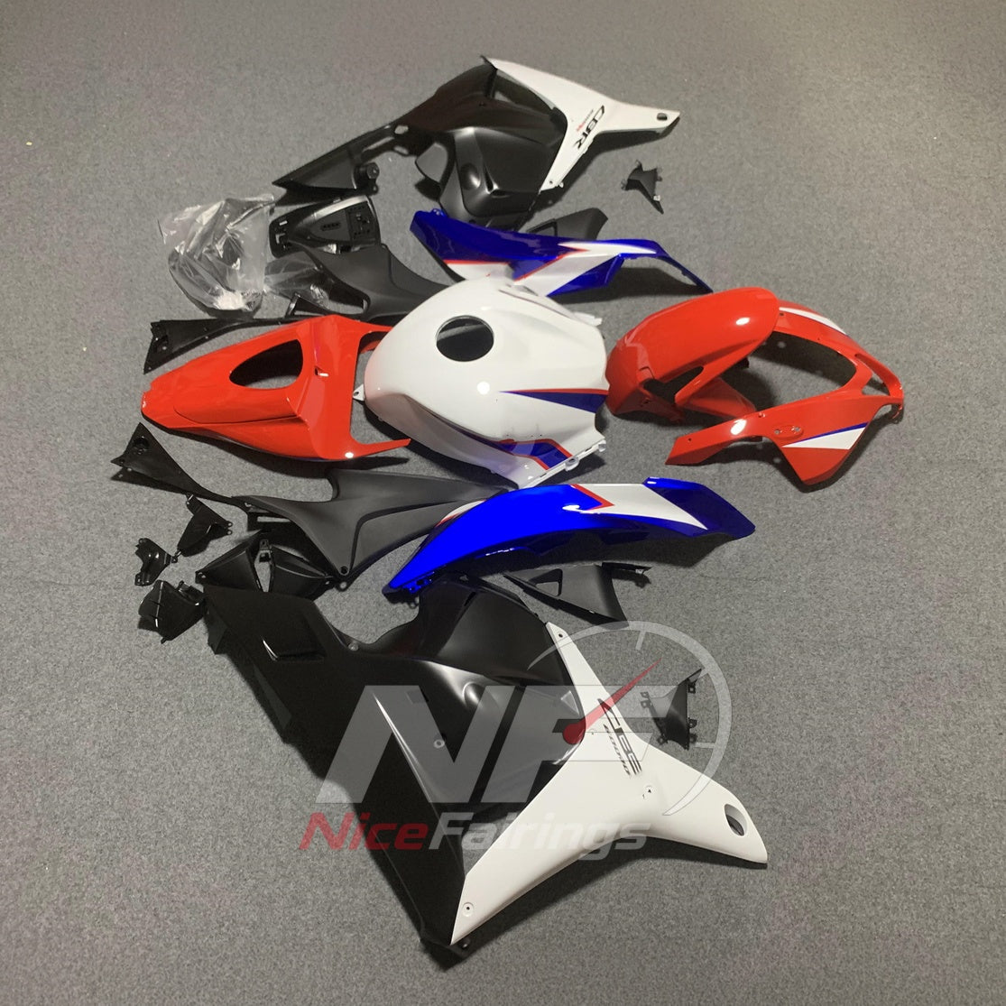 Aftermarket ABS Plastic Fairing Kit Fits HONDA CBR600RR F5 2009-2012 | NiceFairings - front angle image