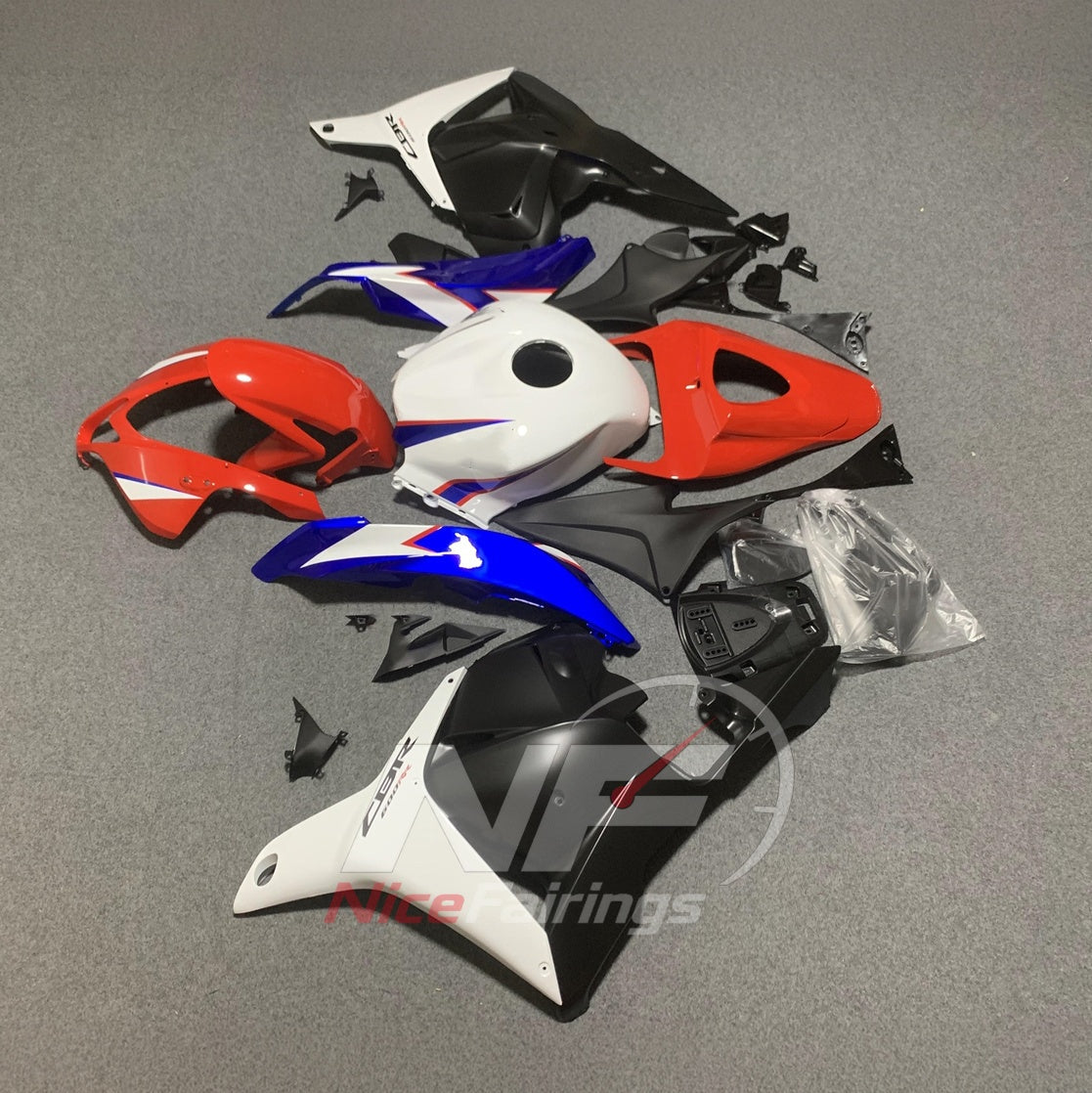 Aftermarket ABS Plastic Fairing Kit Fits HONDA CBR600RR F5 2009-2012 | NiceFairings - side angle image