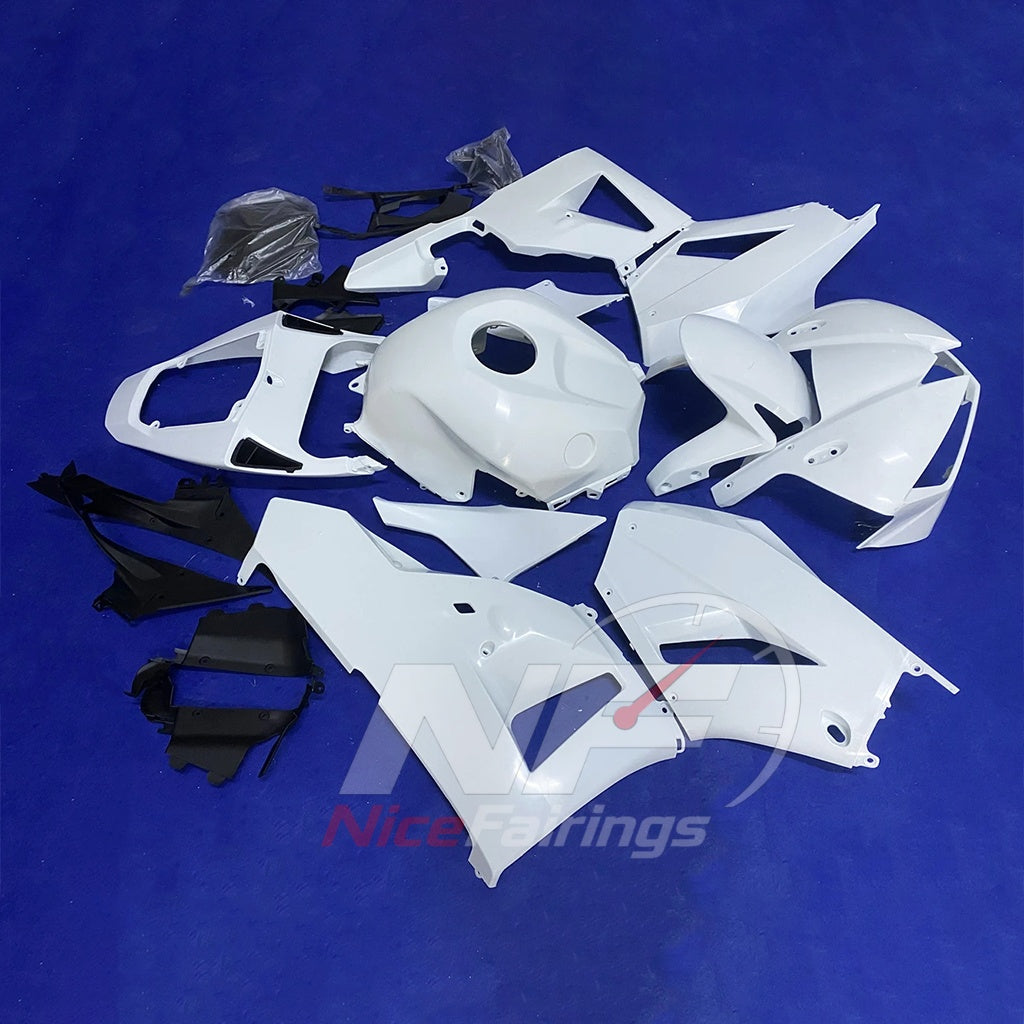 White ABS Plastic Bodywork Kit Fits HONDA CBR600RR F5 2013-2026 | NiceFairings - side angle image