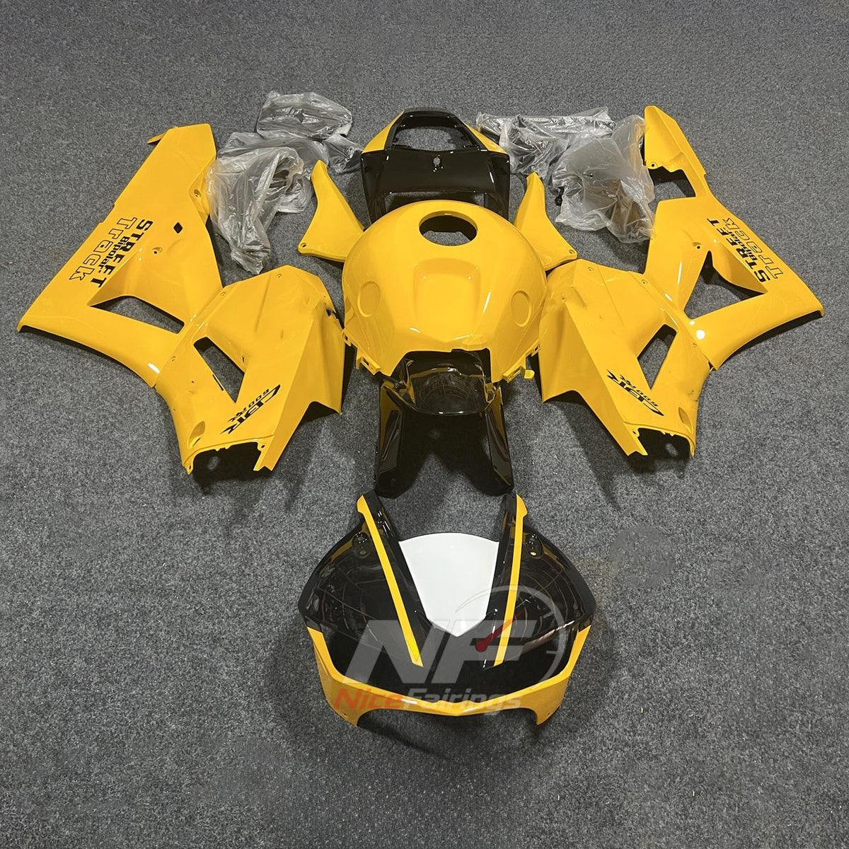 Black Motorcycle Bodywork Kit Fits 2013-2026 HONDA CBR600RR F5 | NiceFairings - paint design NO.3 option image