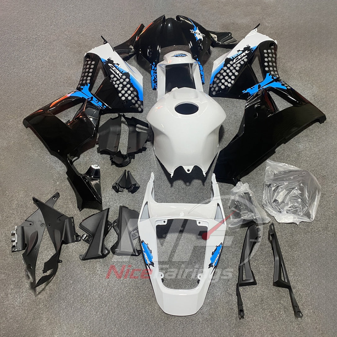 Black Motorcycle Bodywork Kit Fits 2013-2026 HONDA CBR600RR F5 | NiceFairings - paint design NO.4 option image