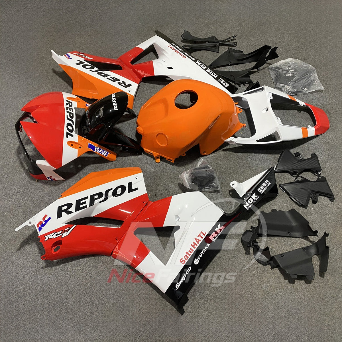 Painted ABS Body Panel Kit Fits 2013-2026 HONDA CBR600RR F5 | NiceFairings - front angle image