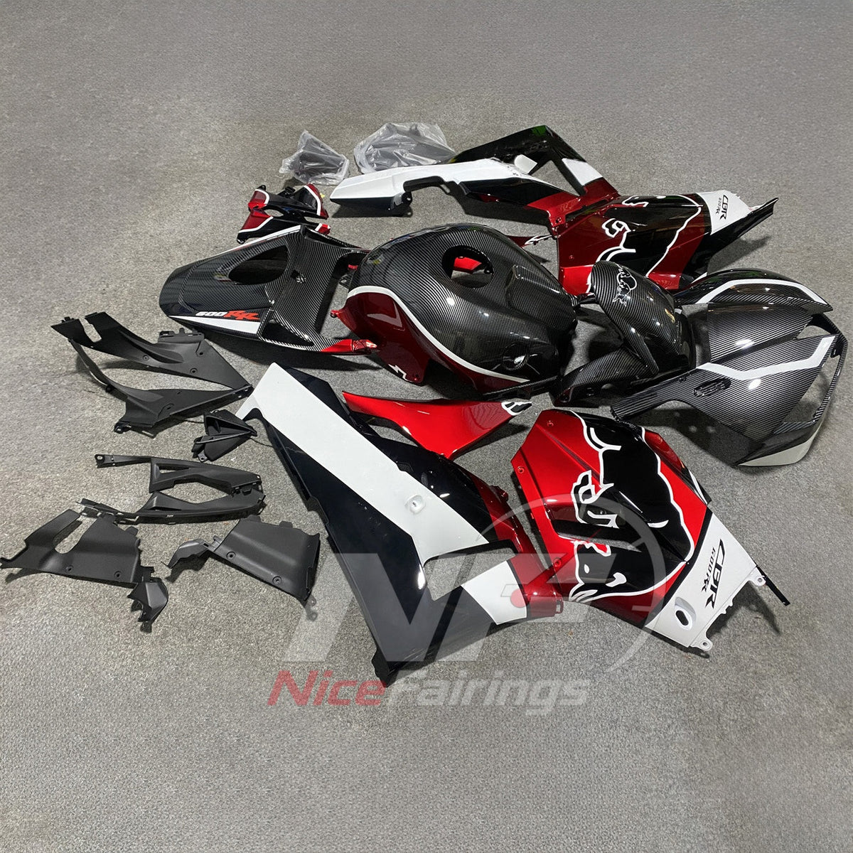 Aftermarket ABS Plastic Fairing Set Fits 2013-2026 HONDA CBR600RR F5 | NiceFairings - front angle image