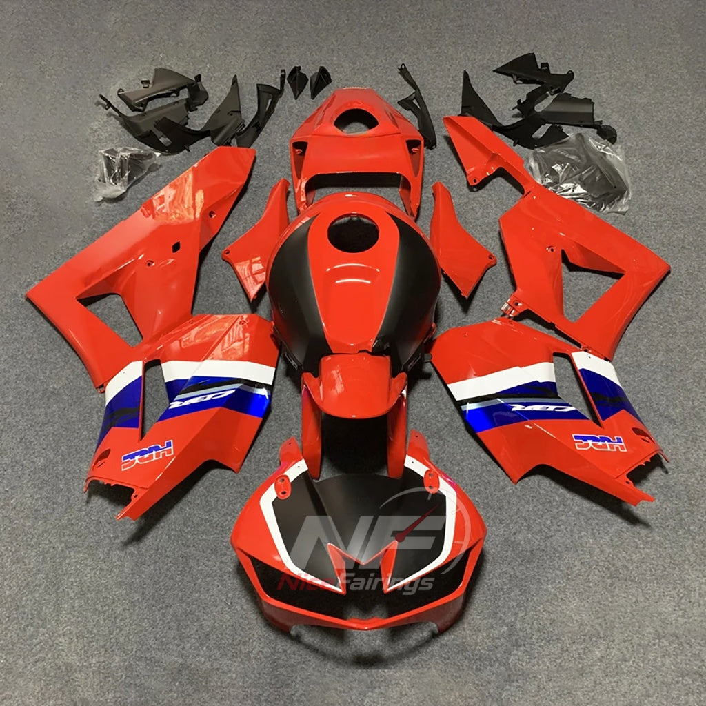 Painted Red Injection-Molded Cowling Set Fits HONDA CBR600RR F5 2013-2026 | NiceFairings - paint design NO.3 option image
