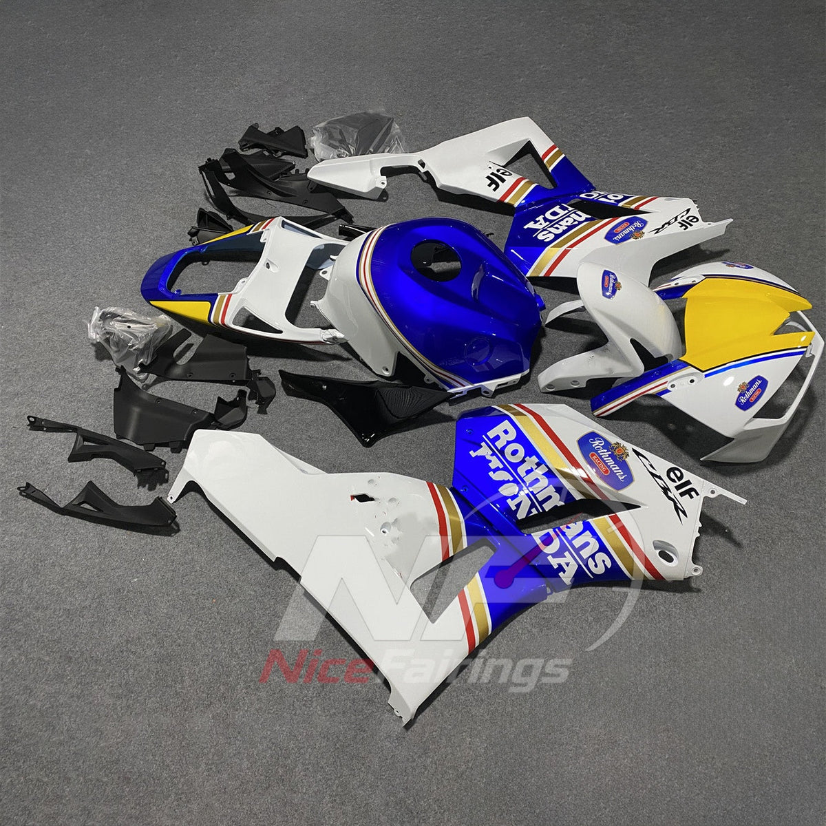 Aftermarket ABS Motorcycle Fairings Compatible with HONDA CBR600RR F5 2013-2026 | NiceFairings - side angle image