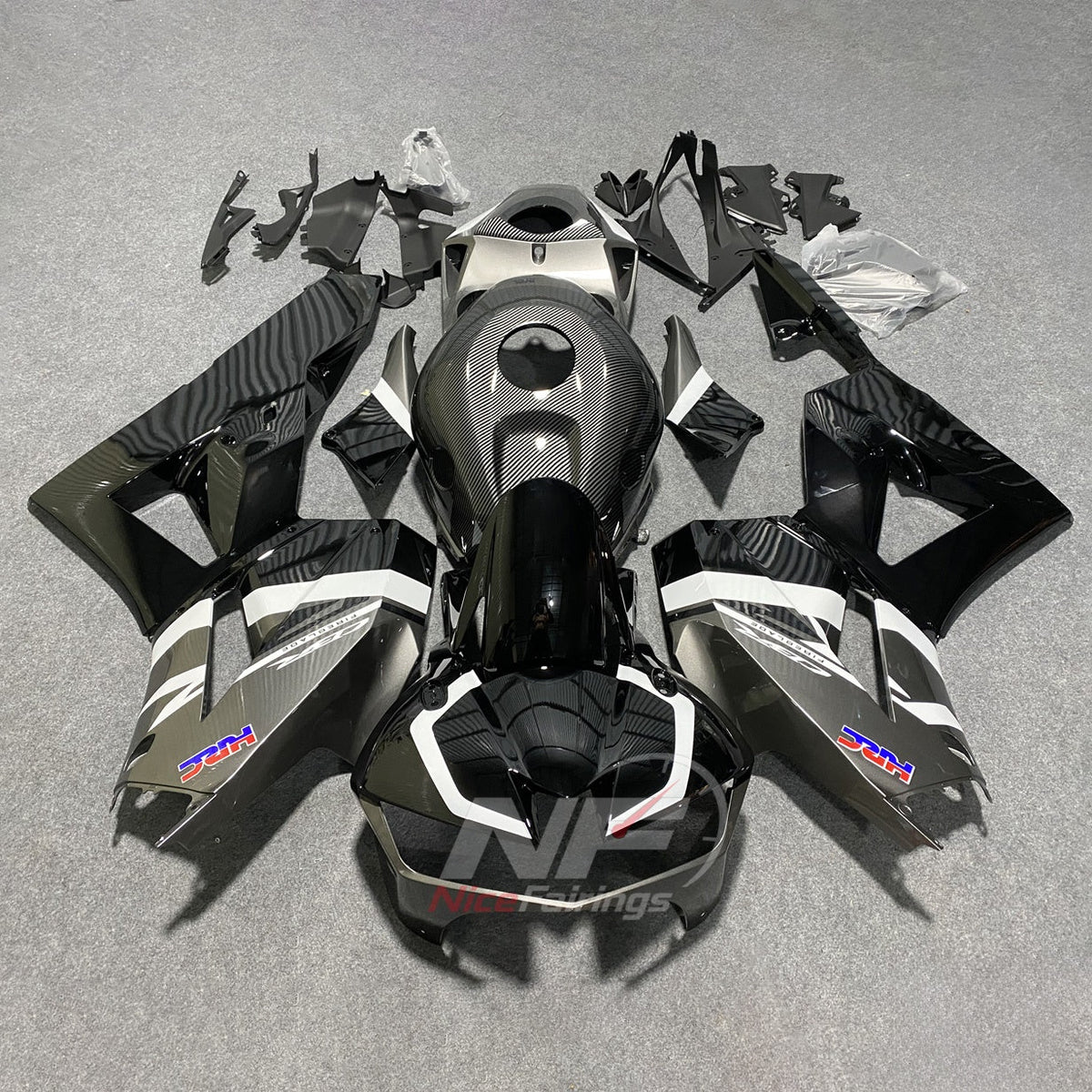 Gray ABS Body Panel Kit Fits 2013-2026 HONDA CBR600RR F5 | NiceFairings - main product image
