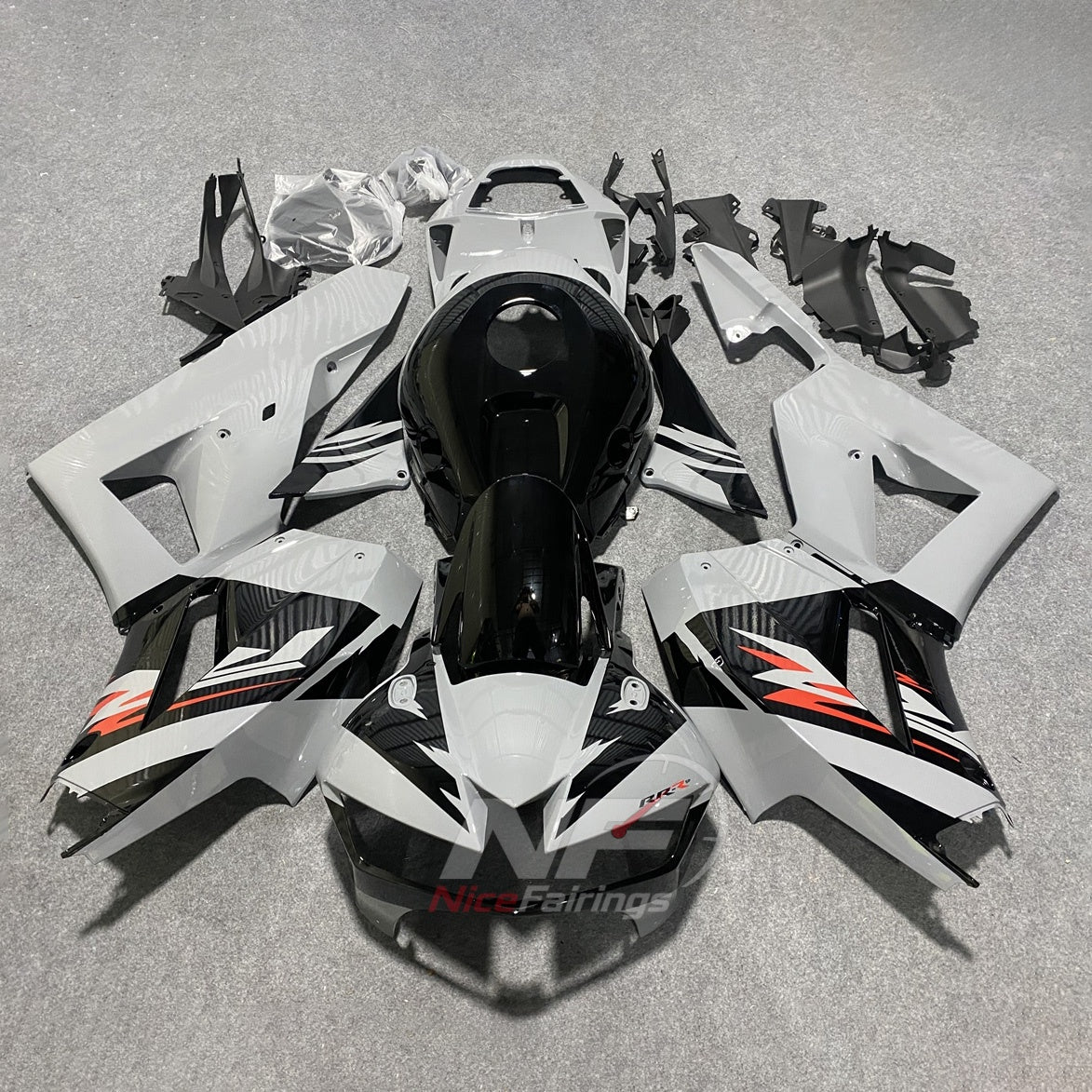 Black Motorcycle Bodywork Kit Fits 2013-2026 HONDA CBR600RR F5 | NiceFairings - paint design NO.9 option image