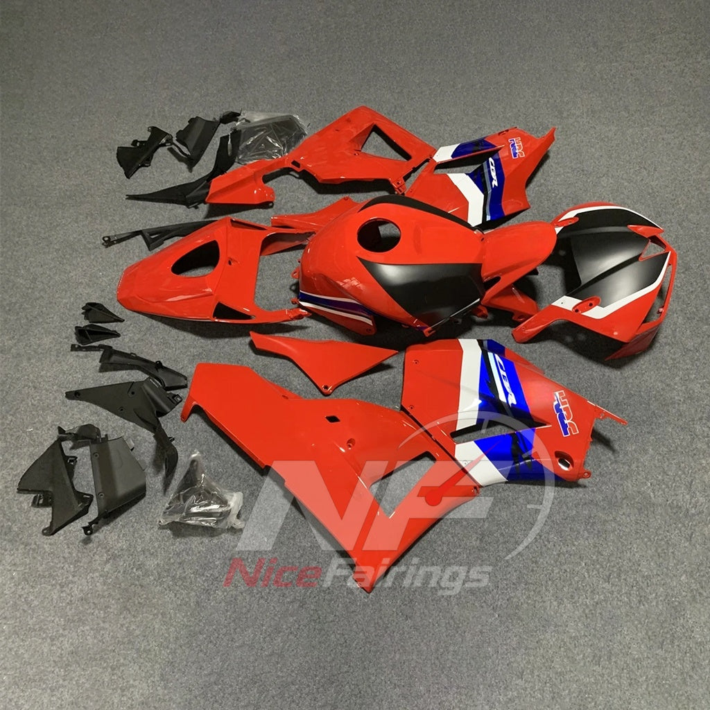 Aftermarket Red ABS Injection Fairing Kit Fits 2013-2026 HONDA CBR600RR F5 | NiceFairings - front angle image