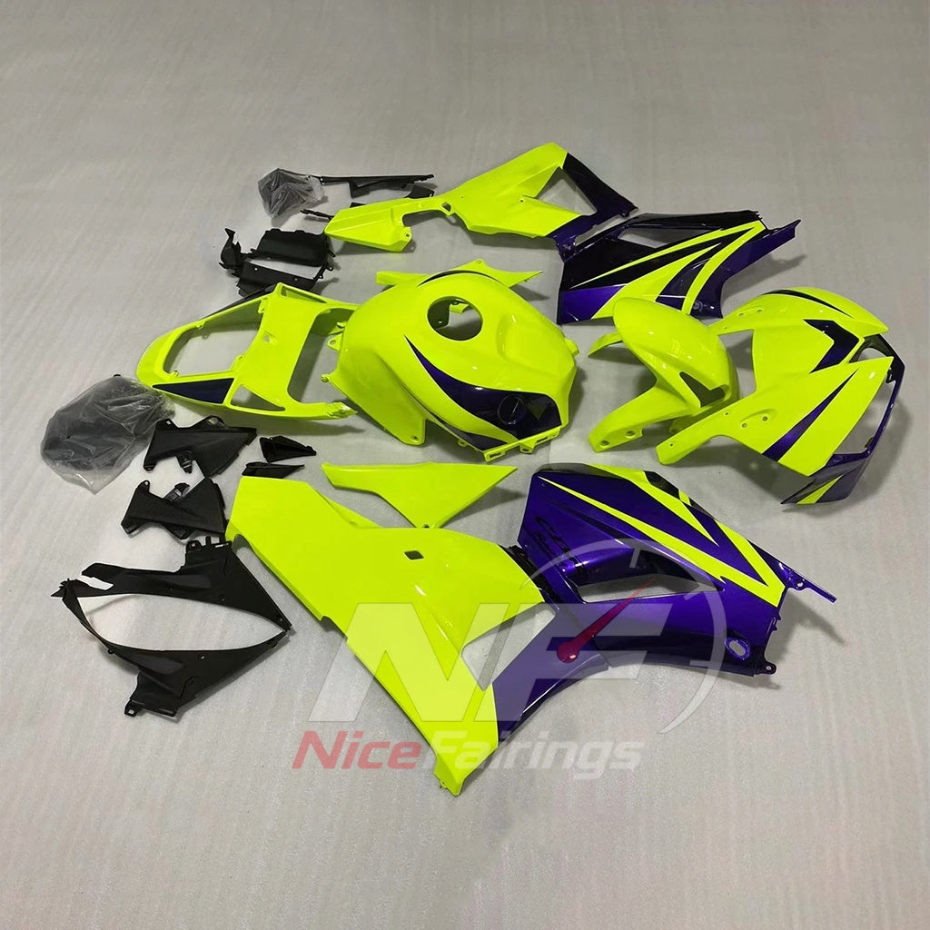 Painted Yellow ABS Plastic Cowling Kit Fits 2013-2026 HONDA CBR600RR F5 | NiceFairings - side angle image