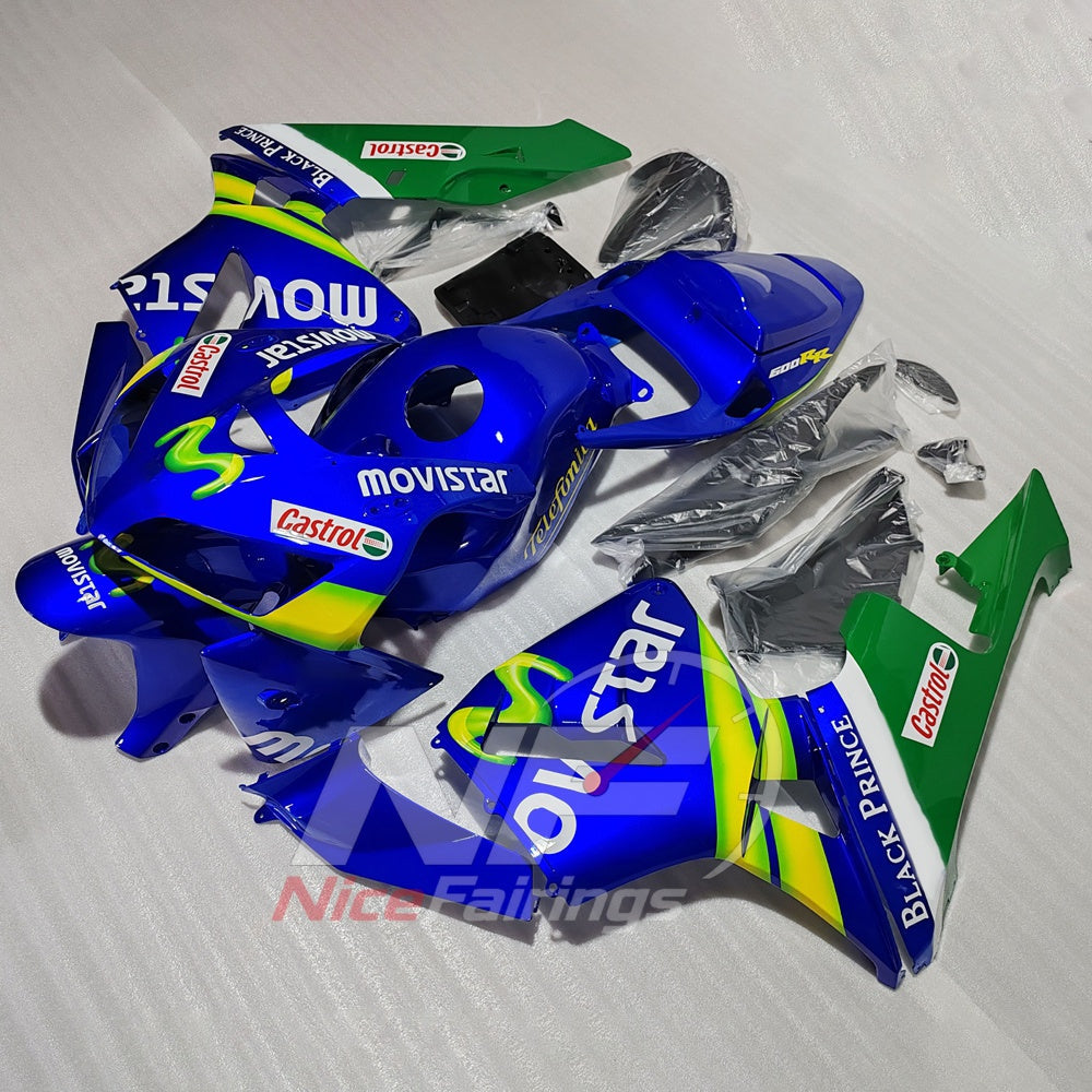 Injection-Molded Body Panel Set Fits Honda CBR600RR F5 2005-2006 | NiceFairings - side angle image