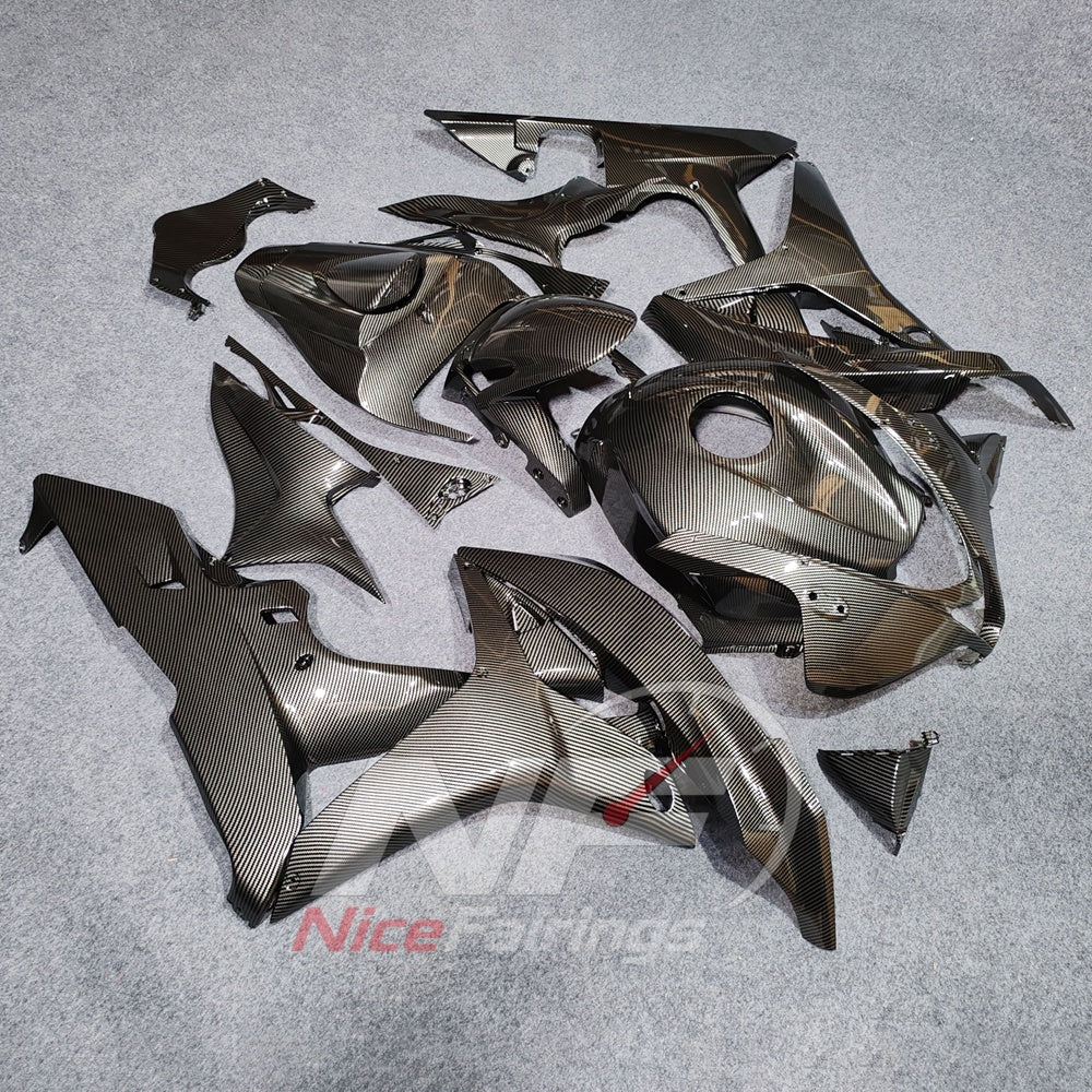Replacement Black ABS Body Panel Kit Fits 2007-2008 Honda CBR600RR F5 | NiceFairings - front angle image