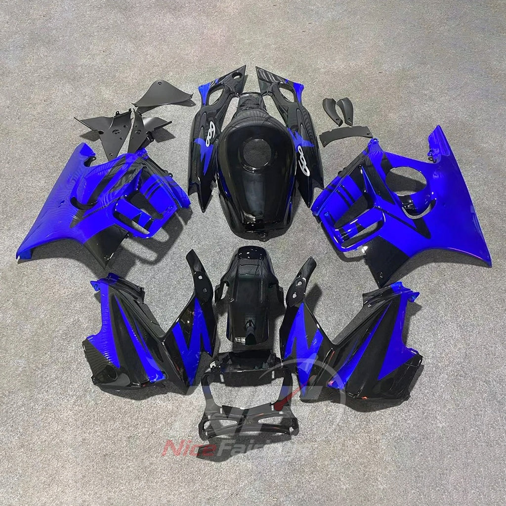 ABS Plastic Fairing Kit Fits 1997-1998 HONDA CBR600 F3 - Bodywork - Pink White Black | NiceFairings - paint design NO.3 option image
